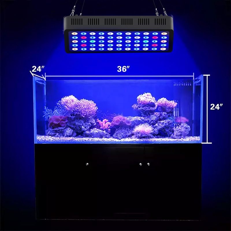 Marine Aquarium Timing - 165W Aquarium Light Smart WIFI Dimming