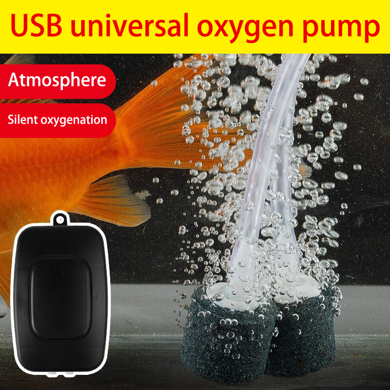Aquarium Marine Stone - Mini Aquarium Air Pump Kit Oxygen