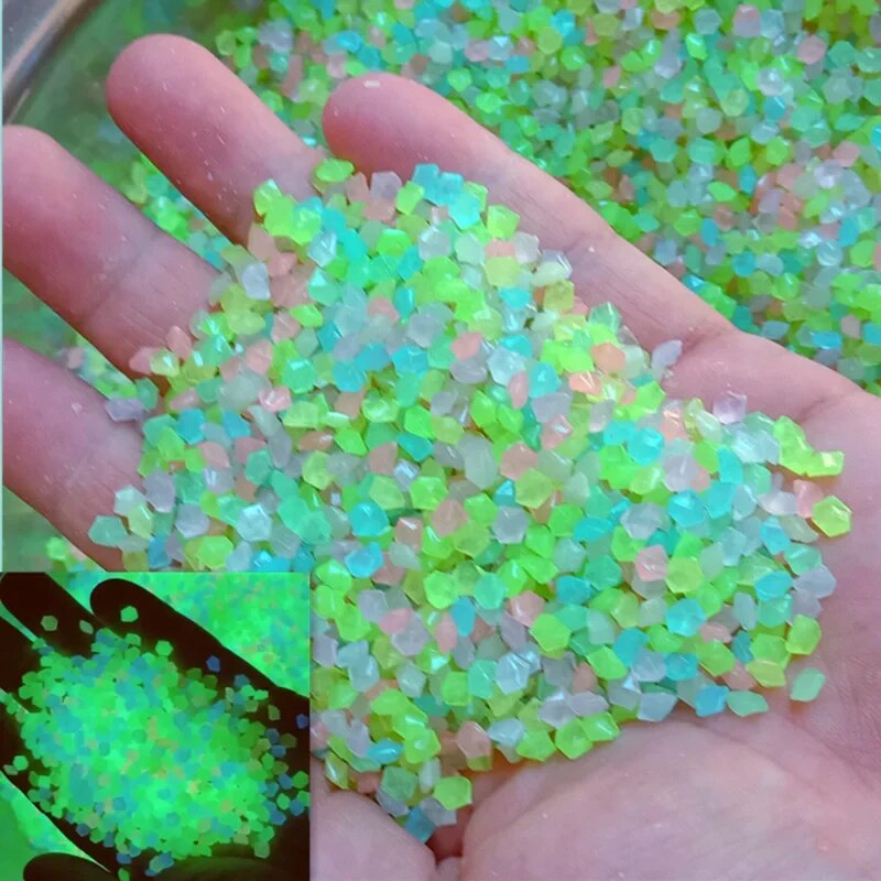 Aquarium Marine Stone - 1000pcs 3-5mm Luminous Sand Glow In