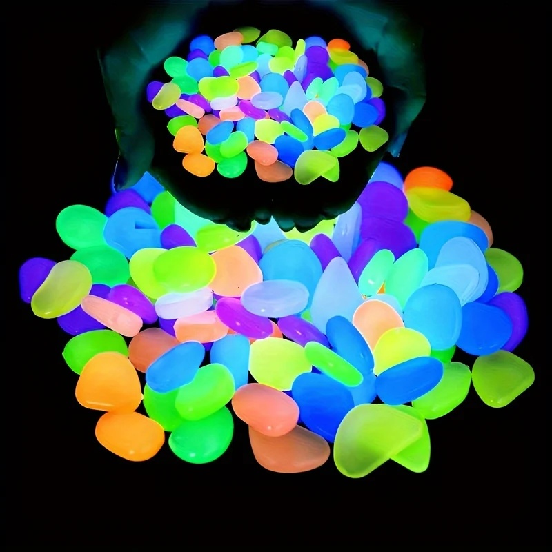 Aquarium Marine Stone - 50-200pcs Glow in The Dark Pebbles