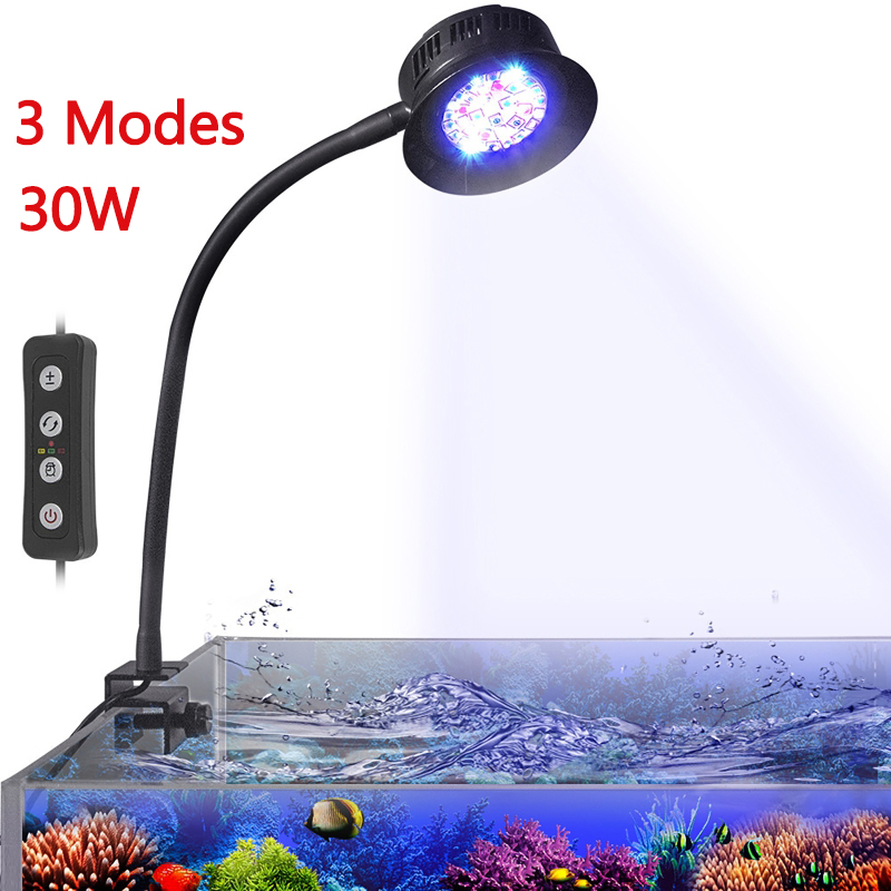 30W Aquarium LED Reef Light Di - Marine Aquarium Timing ulasan dan harga