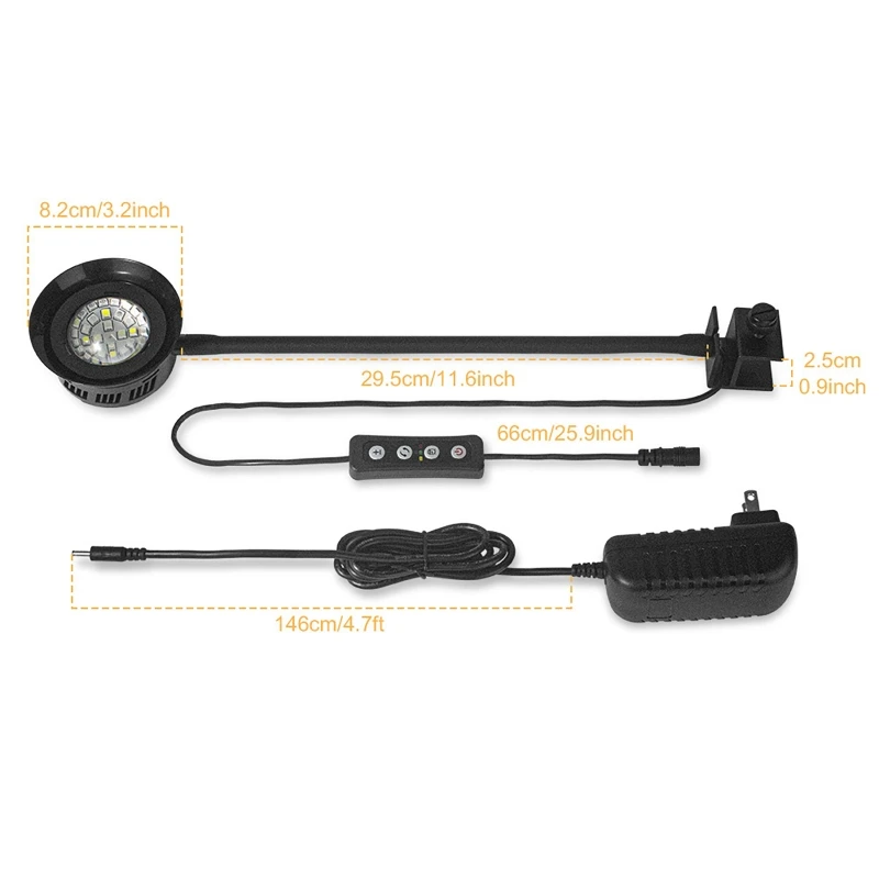 30W Dimmable Lighting Marine L - Marine Aquarium Timing ulasan dan harga