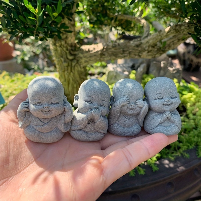 Buddha Stone Statue Little Bud - Aquarium Marine Stone ulasan dan harga