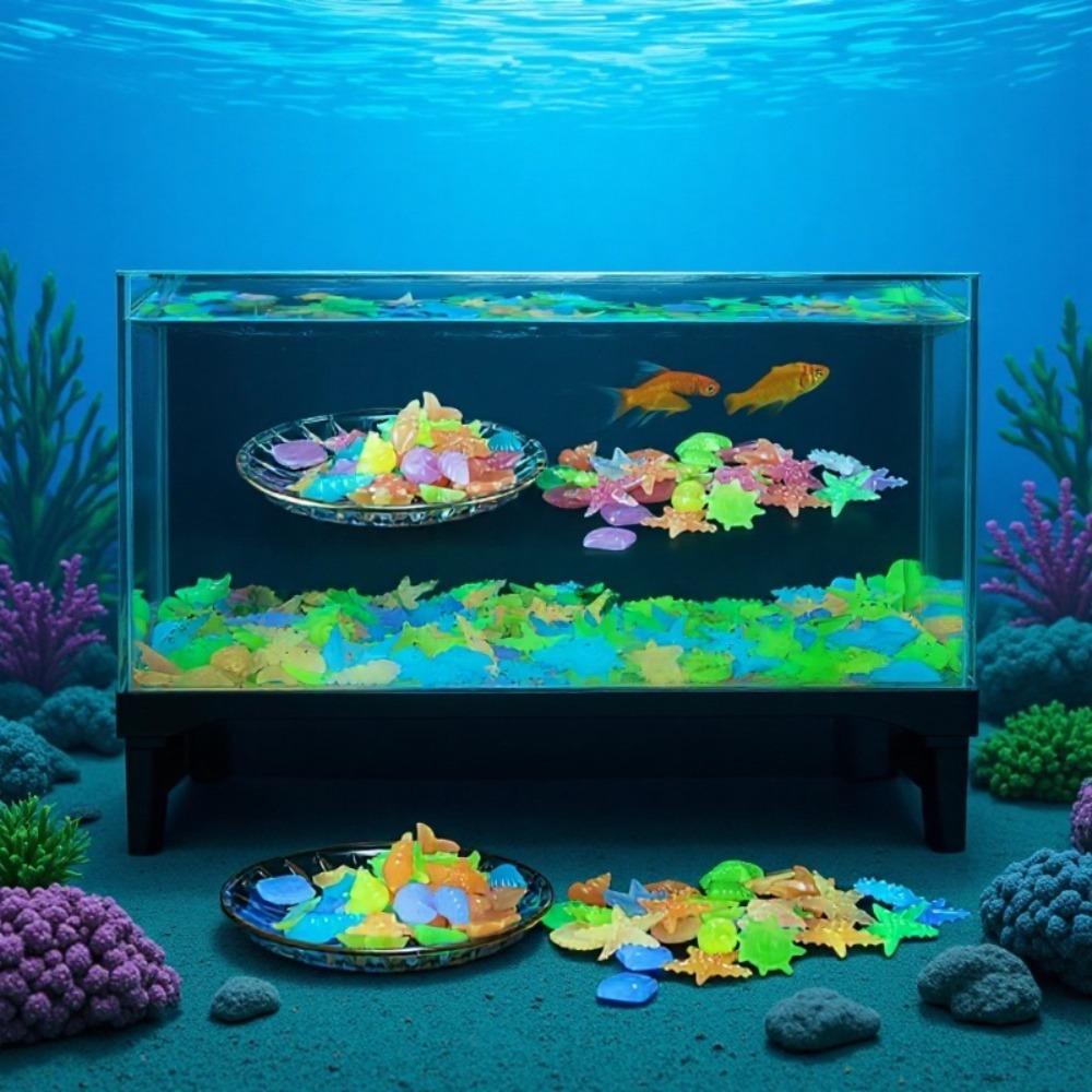 Glowing Luminous Ocean Stones  - Aquarium Marine Stone ulasan dan harga