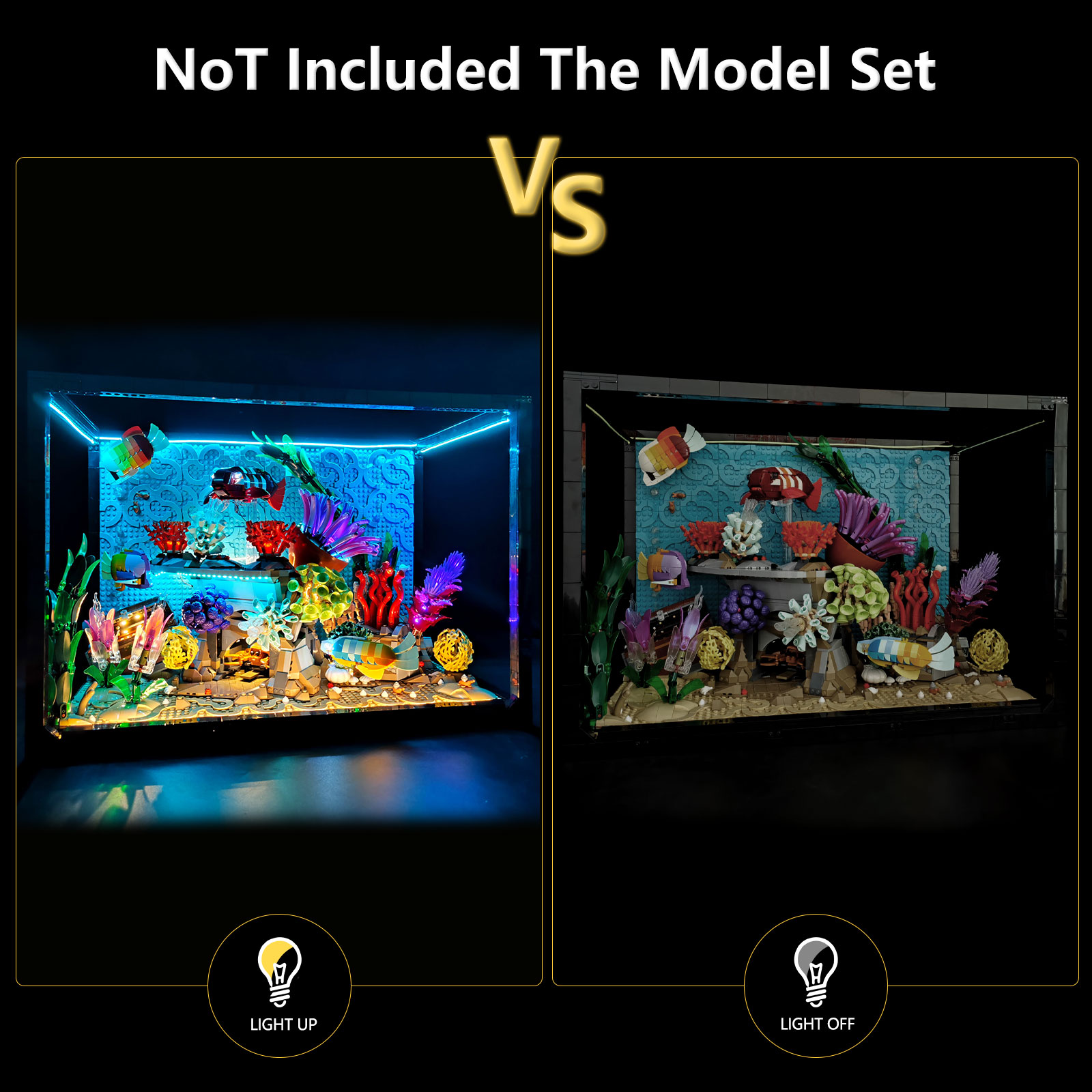 LYBMTWF LED Lighting Kit Compa - Aquarium Marine Light ulasan dan harga