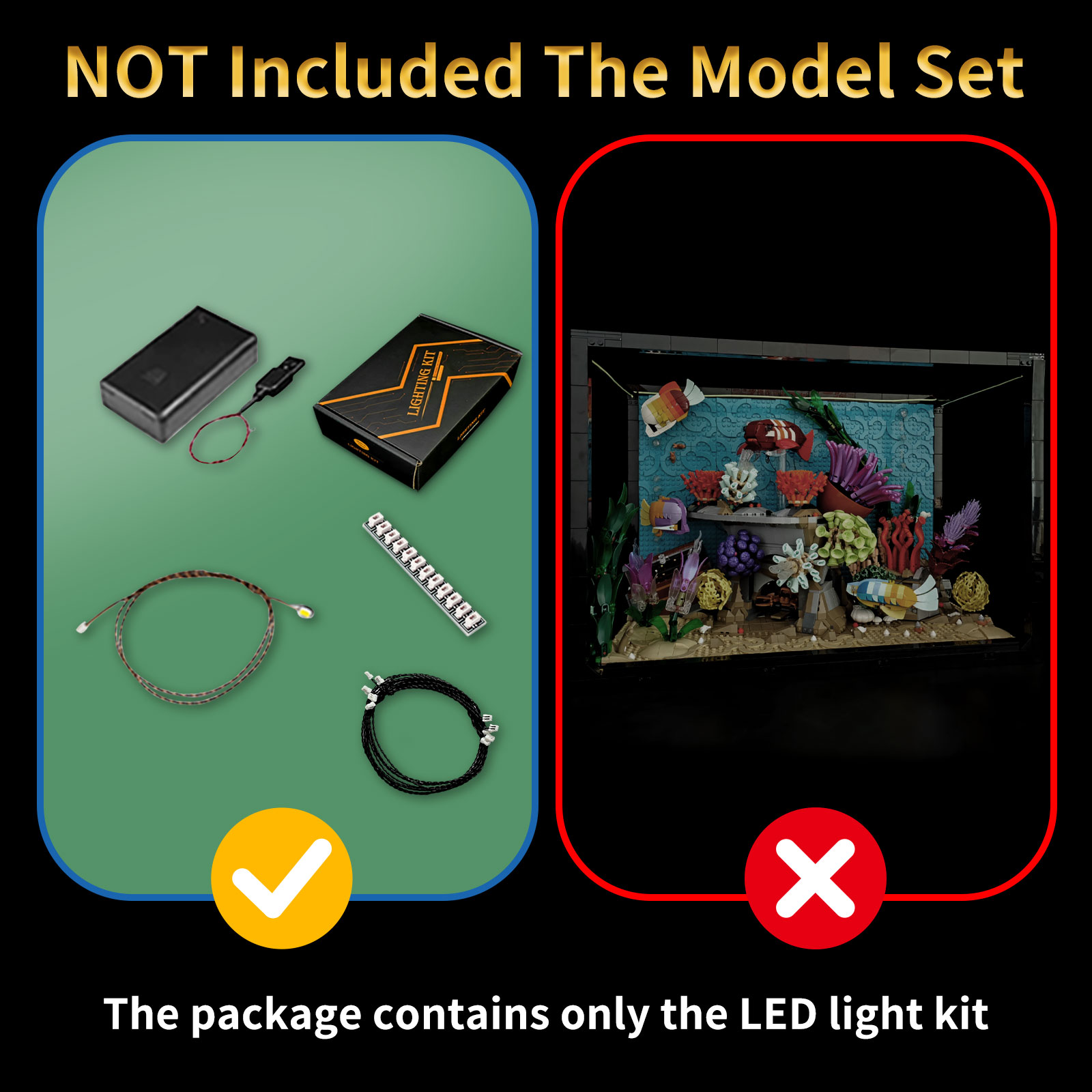LYBMTWF LED Lighting Kit Compa - Aquarium Marine Light ulasan dan harga
