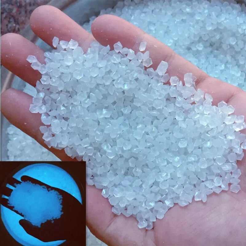 1000pcs 3-5mm Luminous Sand Gl - Aquarium Marine Stone ulasan dan harga