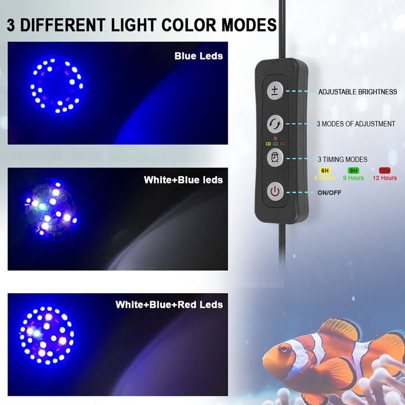 Aquarium LED Reef Light Seawat - Marine Aquarium Timing ulasan dan harga