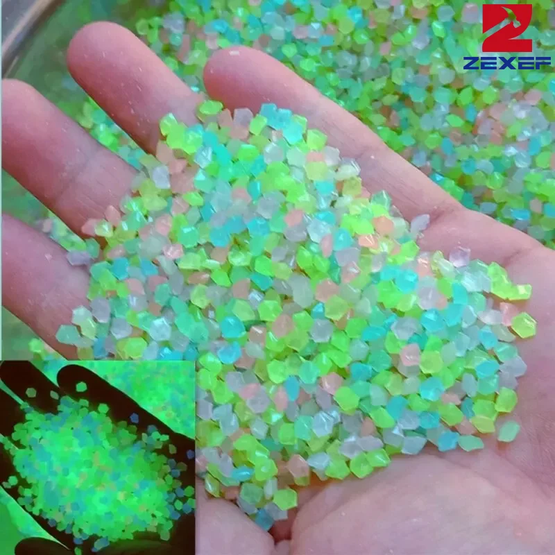1000pcs 3-5mm Luminous Sand Gl - Aquarium Marine Stone ulasan dan harga