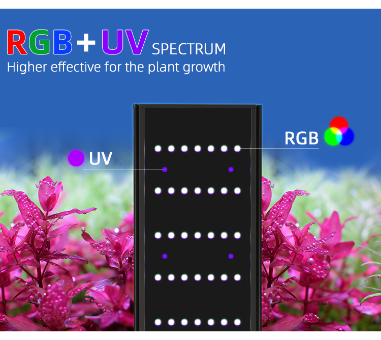 WEEK AQUA L Series APP Control - Aquarium Marine Light ulasan dan harga