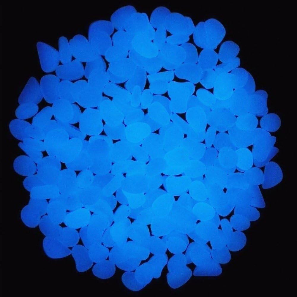 Fish Tank Rocks Glow Blue Pebb - Aquarium Marine Stone ulasan dan harga