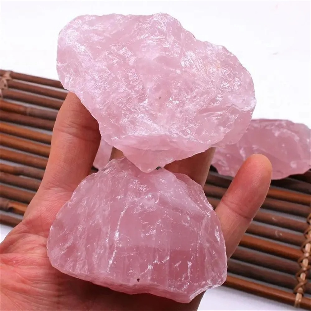 Pure Natural Pink Rose Quartz  - Aquarium Marine Stone ulasan dan harga