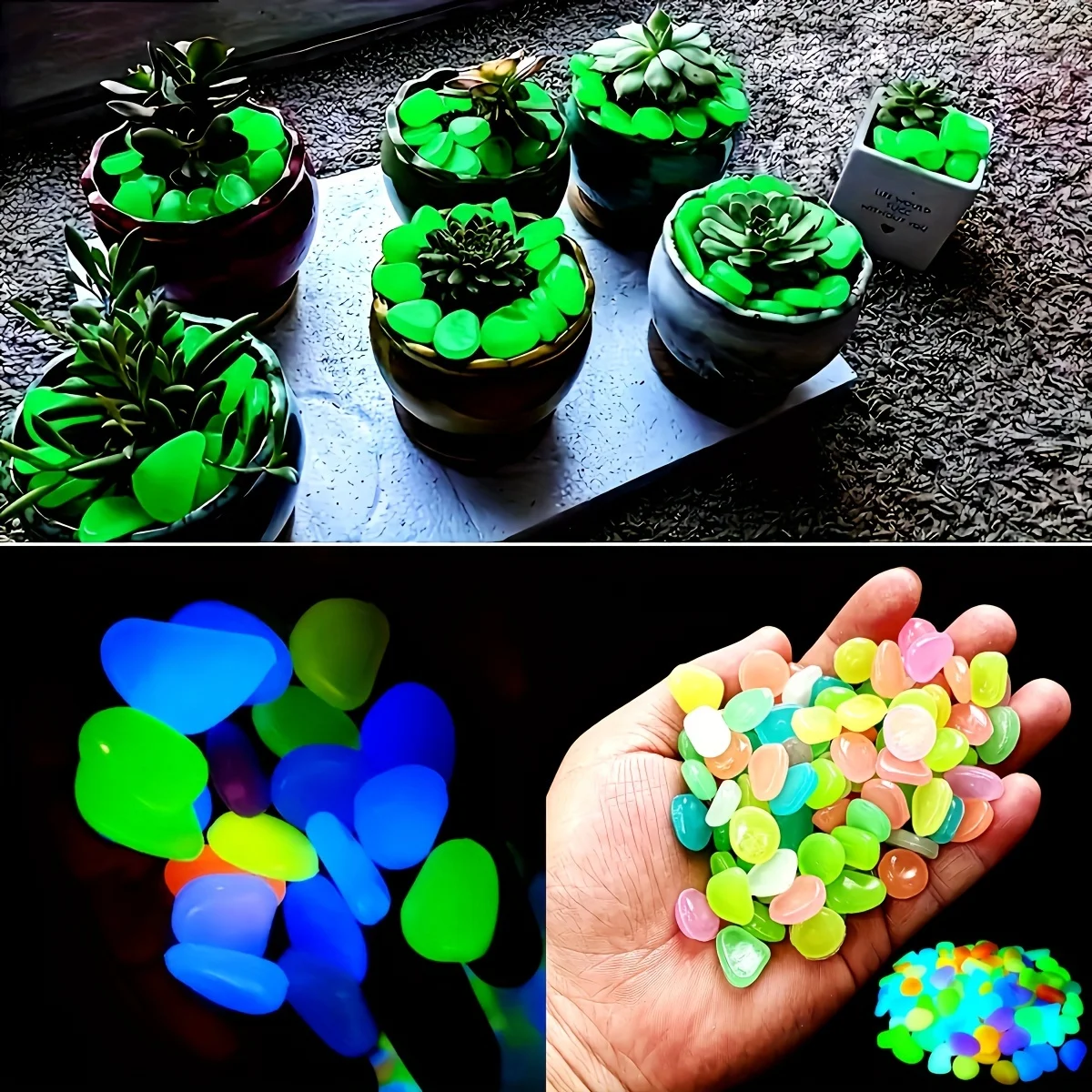 Luminous Pebbles Night Light S - Aquarium Marine Stone ulasan dan harga