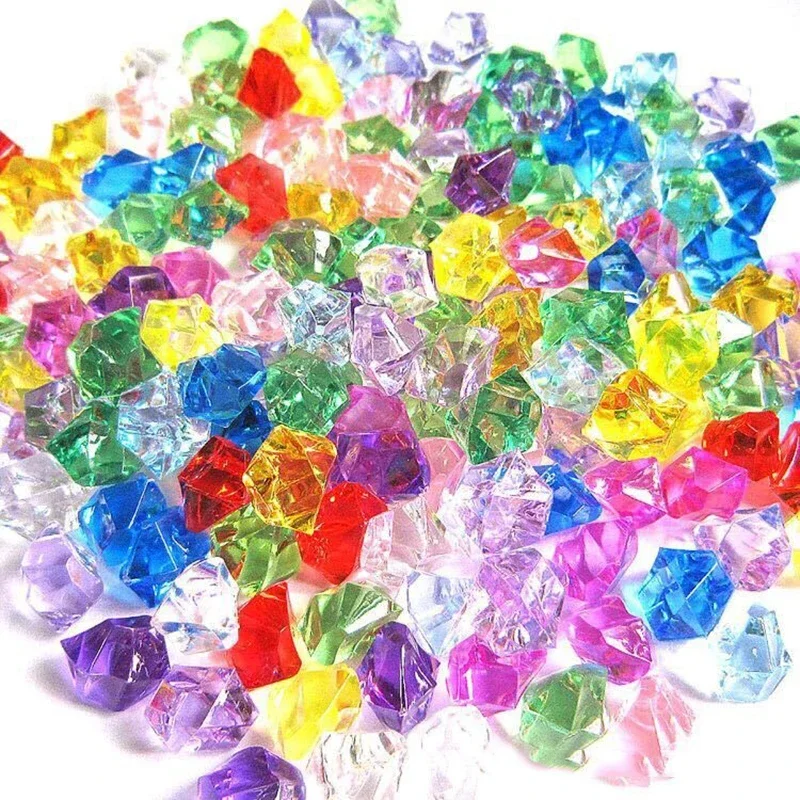 200pcs Acrylic Gem Stone Color - Aquarium Marine Stone ulasan dan harga