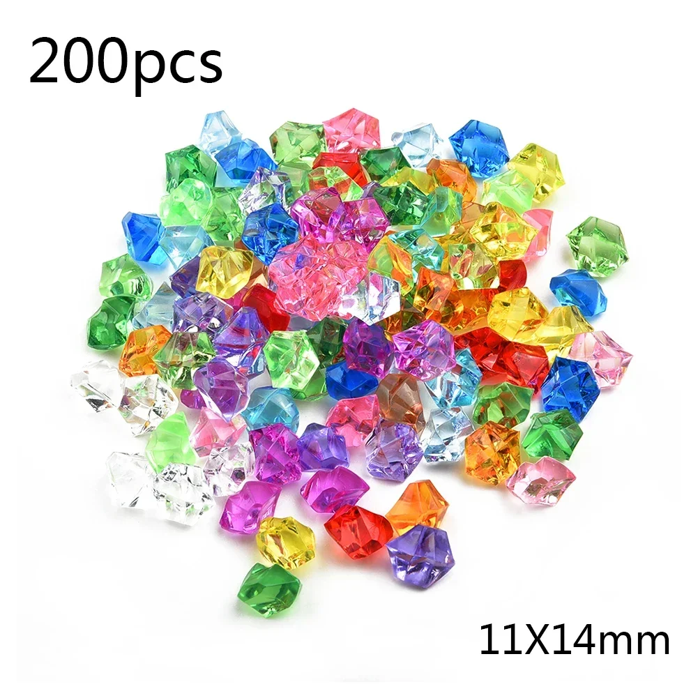 200pcs Acrylic Gem Stone Color - Aquarium Marine Stone ulasan dan harga