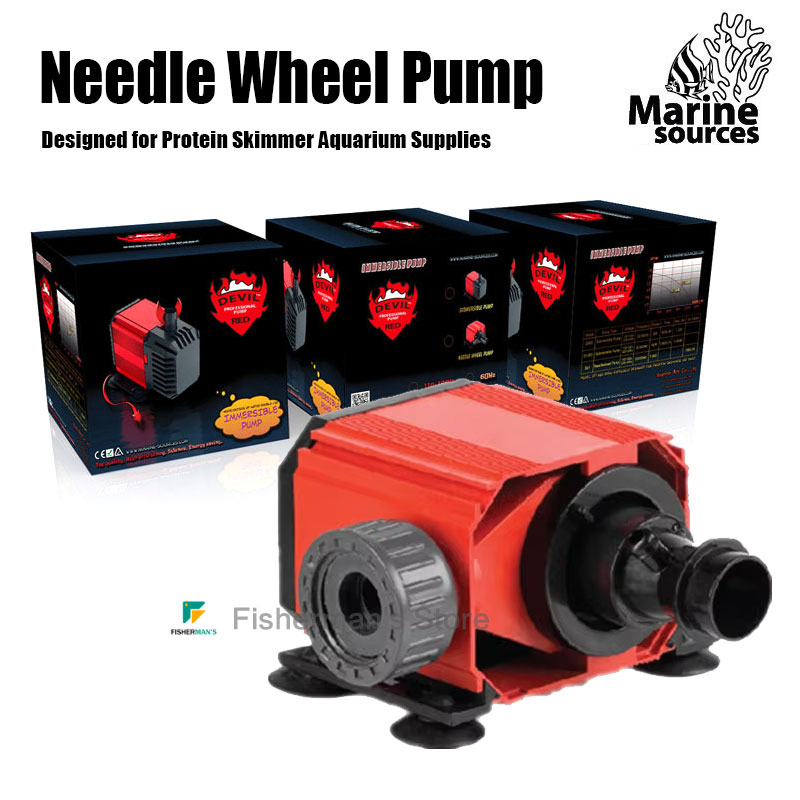 Red Devil Needle Wheel Pump De - Marine Aquarium Aquascape ulasan dan harga